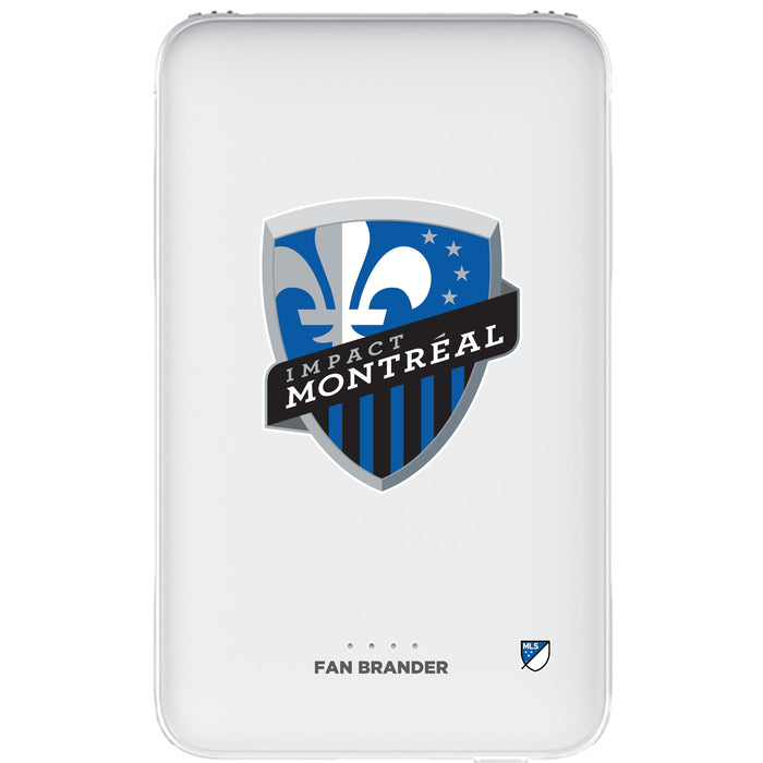 Fan Brander 10,000 mAh Portable Power Bank with Montreal Impact Primary Logo