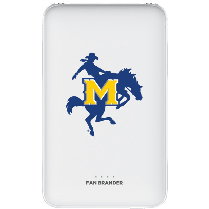 Fan Brander 10,000 mAh Portable Power Bank with McNeese State Cowboys Primary Logo