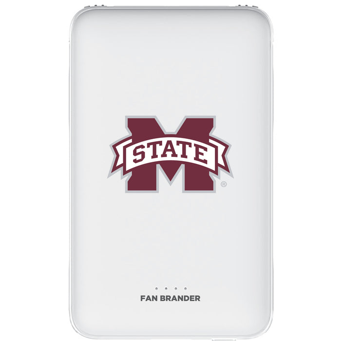 Fan Brander 10,000 mAh Portable Power Bank with Mississippi State Bulldogs Primary Logo