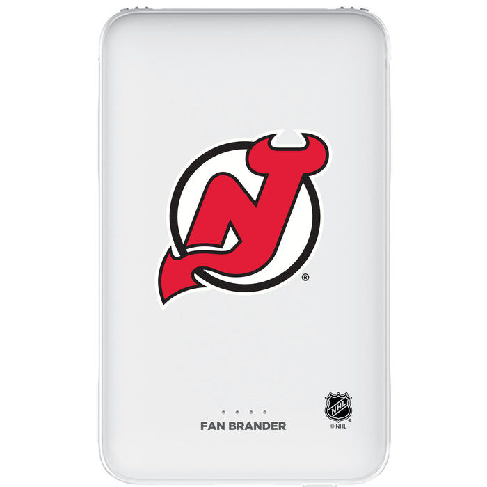 Fan Brander 10,000 mAh Portable Power Bank with New Jersey Devils Primary Logo