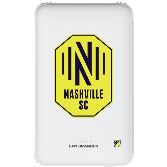 Fan Brander 10,000 mAh Portable Power Bank with Nashville SC Primary Logo