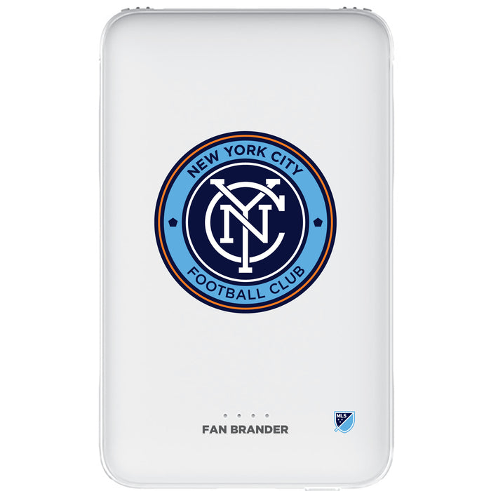 Fan Brander 10,000 mAh Portable Power Bank with New York City FC Primary Logo