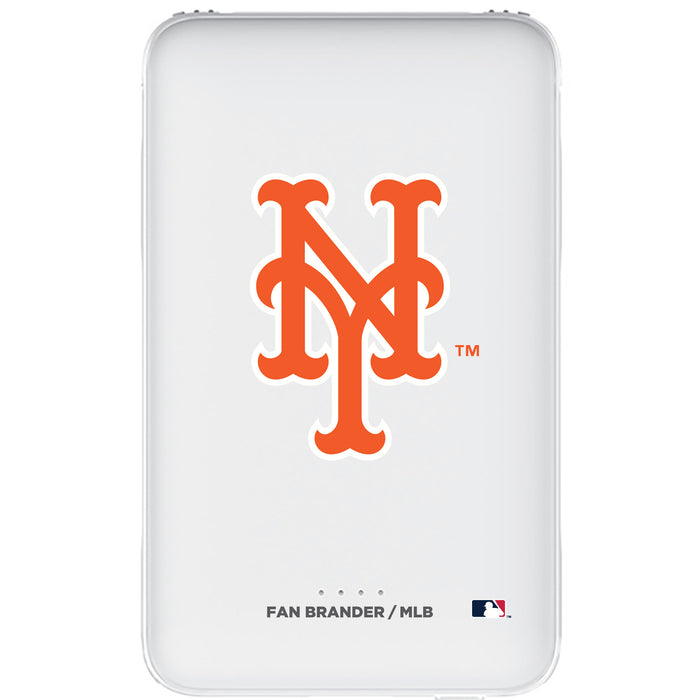 Fan Brander 10,000 mAh Portable Power Bank with New York Mets Primary Logo
