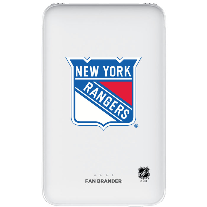 Fan Brander 10,000 mAh Portable Power Bank with New York Rangers Primary Logo