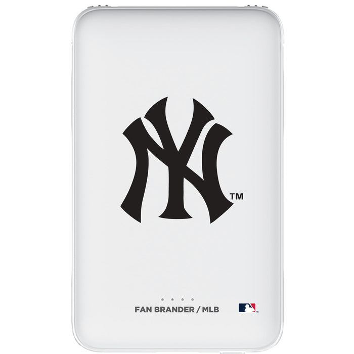 Fan Brander 10,000 mAh Portable Power Bank with New York Yankees Primary Logo