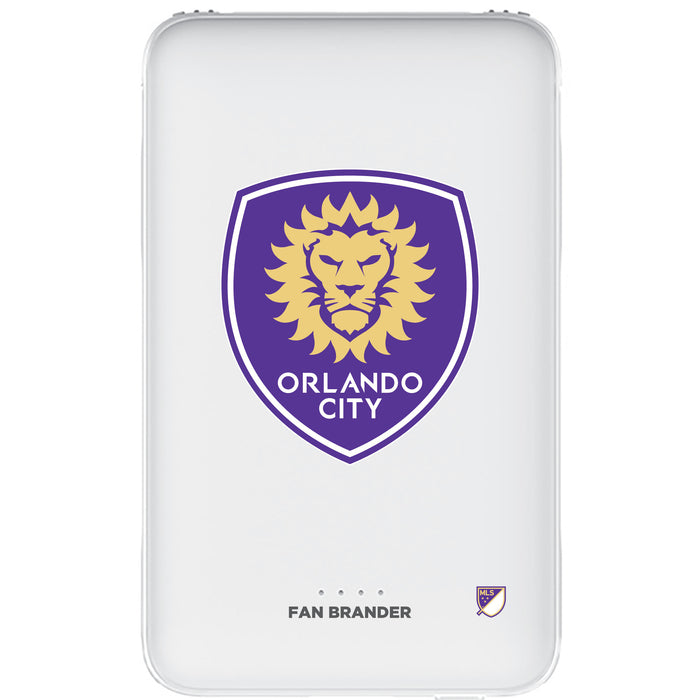 Fan Brander 10,000 mAh Portable Power Bank with Orlando City SC Primary Logo