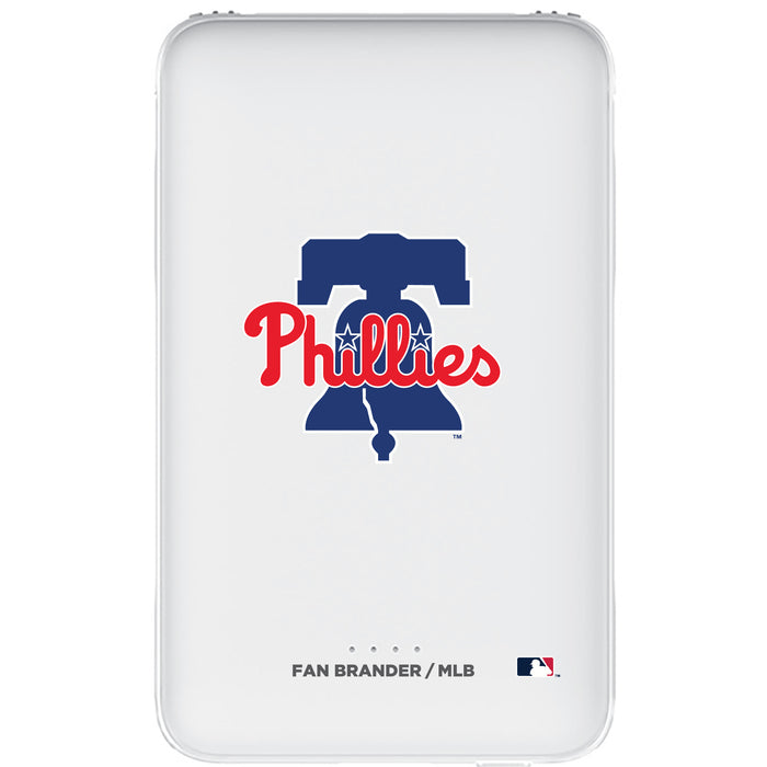 Fan Brander 10,000 mAh Portable Power Bank with Philadelphia Phillies Primary Logo