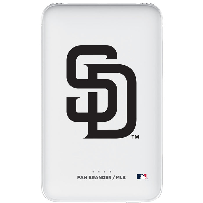 Fan Brander 10,000 mAh Portable Power Bank with San Diego Padres Primary Logo