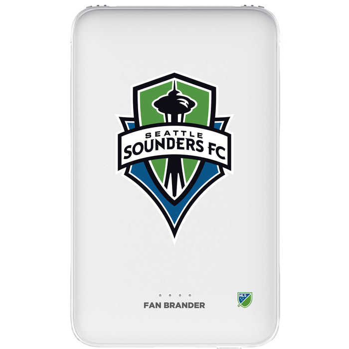 Fan Brander 10,000 mAh Portable Power Bank with Seatle Sounders Primary Logo