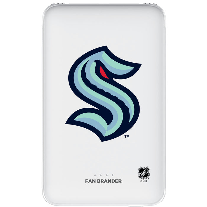 Fan Brander 10,000 mAh Portable Power Bank with Seattle Kraken Primary Logo