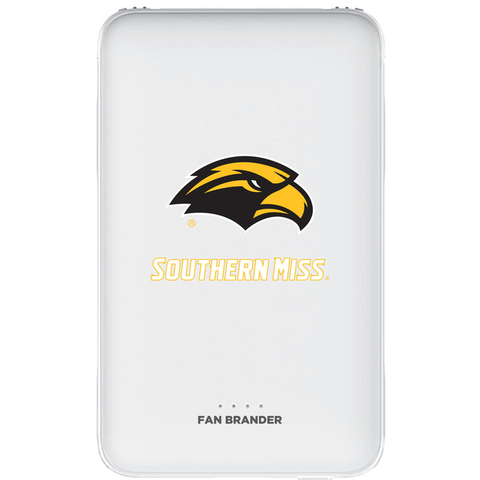 Fan Brander 10,000 mAh Portable Power Bank with Southern Mississippi Golden Eagles Primary Logo