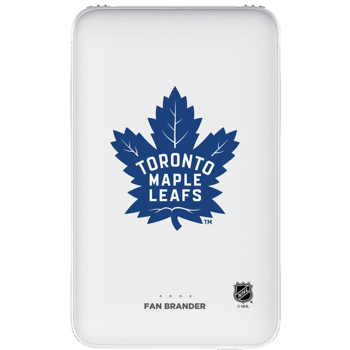 Fan Brander 10,000 mAh Portable Power Bank with Toronto Maple Leafs Primary Logo