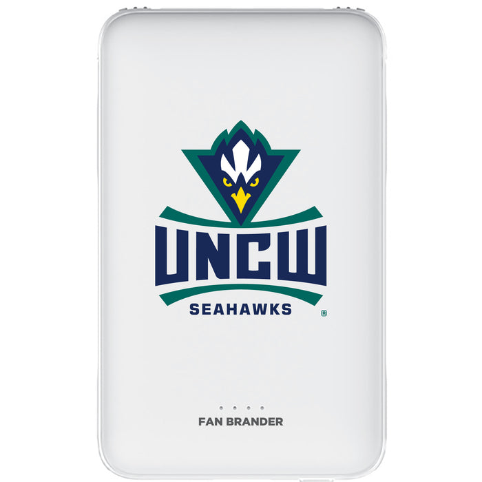 Fan Brander 10,000 mAh Portable Power Bank with UNC Wilmington Seahawks Primary Logo