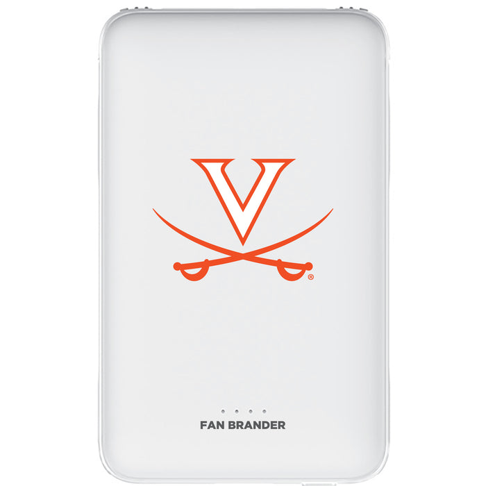 Fan Brander 10,000 mAh Portable Power Bank with Virginia Cavaliers Primary Logo