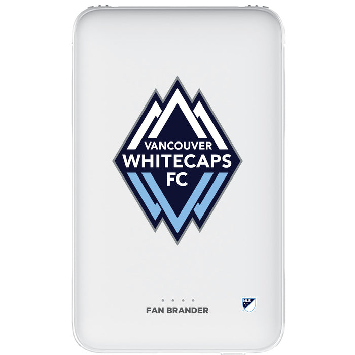 Fan Brander 10,000 mAh Portable Power Bank with Vancouver Whitecaps FC Primary Logo