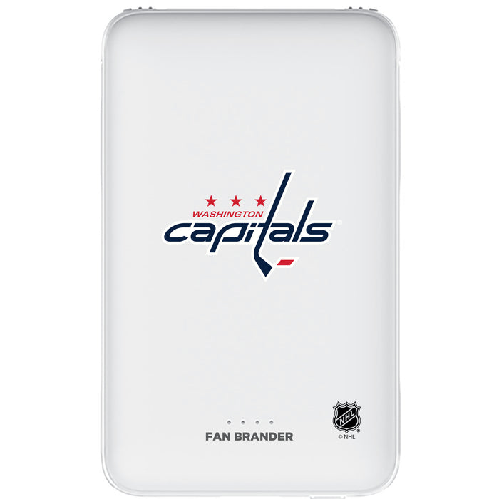 Fan Brander 10,000 mAh Portable Power Bank with Washington Capitals Primary Logo