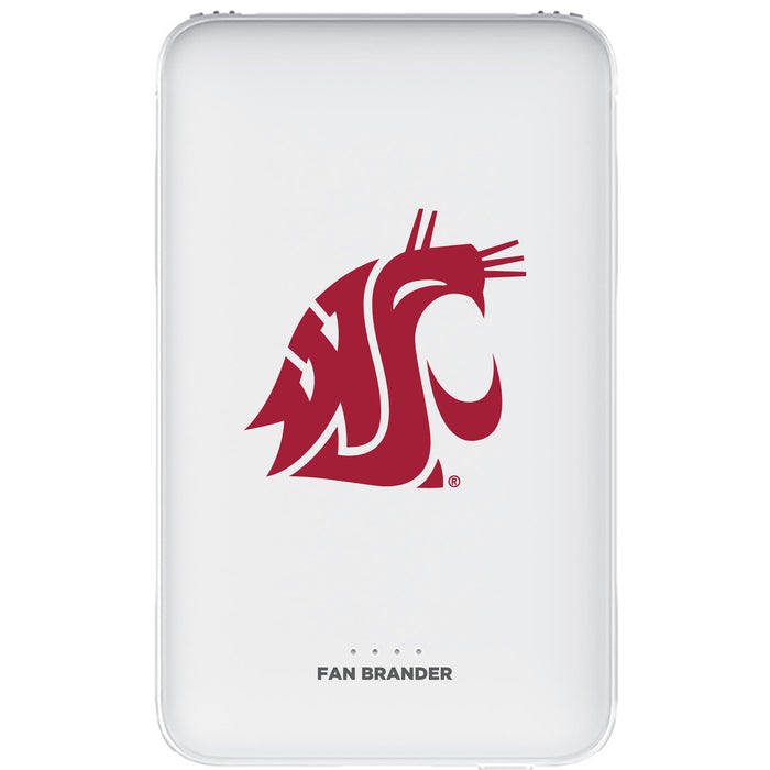 Fan Brander 10,000 mAh Portable Power Bank with Washington State Cougars Primary Logo