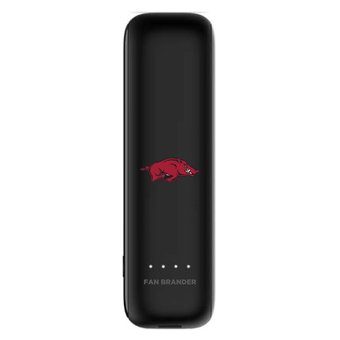 mophie Power Boost mini 2,600mAh portable battery with Arkansas Razorbacks Primary Logo