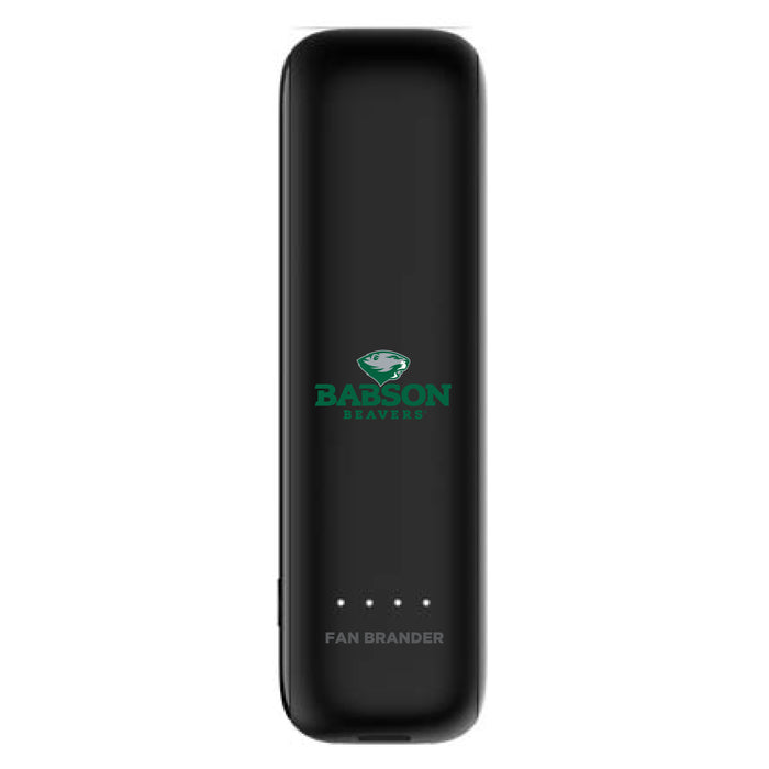 mophie Power Boost mini 2,600mAh portable battery with Babson University Primary Logo