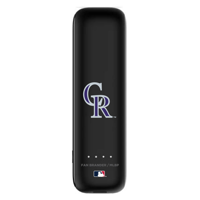 mophie Power Boost mini 2,600mAh portable battery with Colorado Rockies Primary Logo
