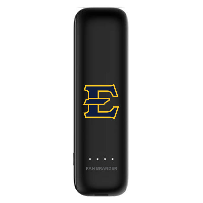 mophie Power Boost mini 2,600mAh portable battery with Eastern Tennessee State Buccaneers Primary Logo