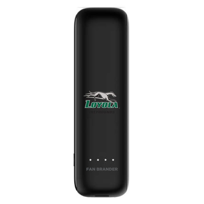 mophie Power Boost mini 2,600mAh portable battery with Loyola Univ Of Maryland Hounds Primary Logo