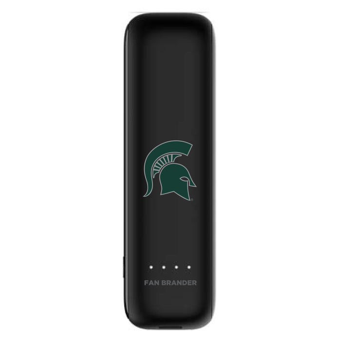 mophie Power Boost mini 2,600mAh portable battery with Michigan State Spartans Primary Logo