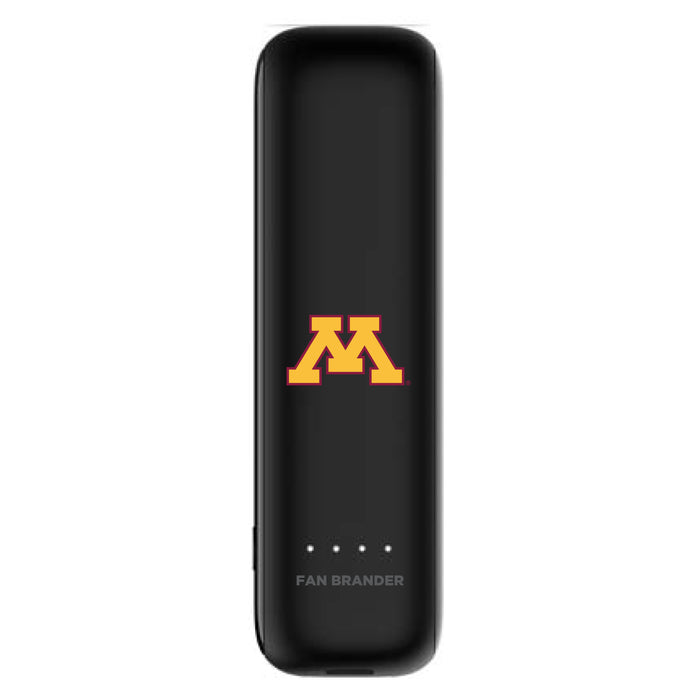 mophie Power Boost mini 2,600mAh portable battery with Minnesota Golden Gophers Primary Logo