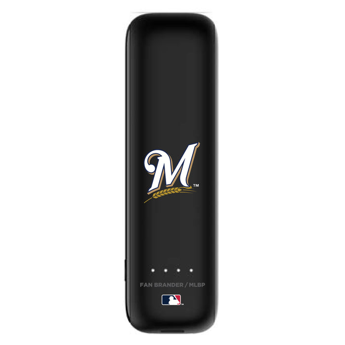 mophie Power Boost mini 2,600mAh portable battery with Milwaukee Brewers Primary Logo