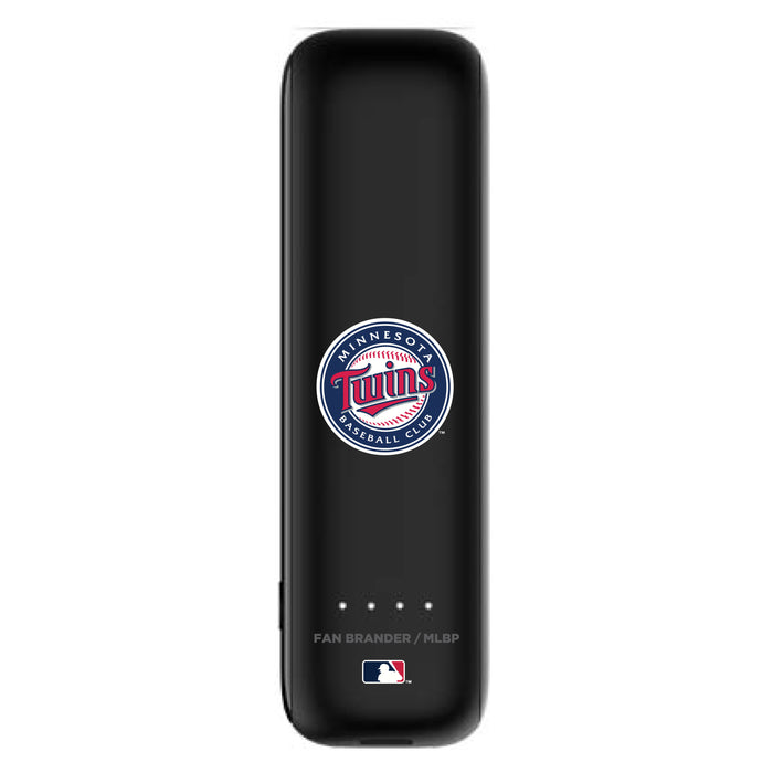 mophie Power Boost mini 2,600mAh portable battery with Minnesota Twins Primary Logo