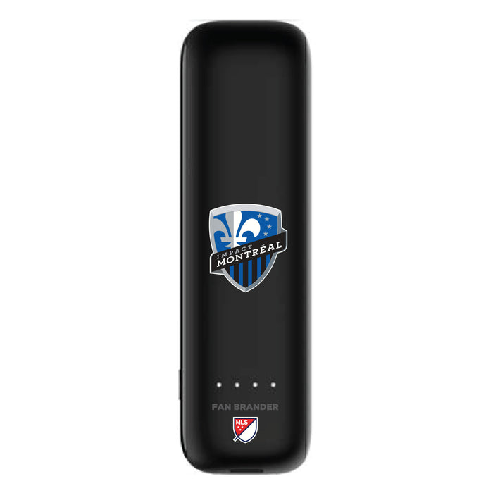 mophie Power Boost mini 2,600mAh portable battery with Montreal Impact Primary Logo
