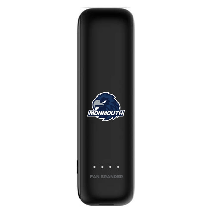 mophie Power Boost mini 2,600mAh portable battery with Monmouth Hawks Primary Logo