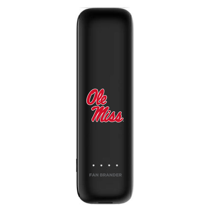 mophie Power Boost mini 2,600mAh portable battery with Mississippi Ole Miss Primary Logo