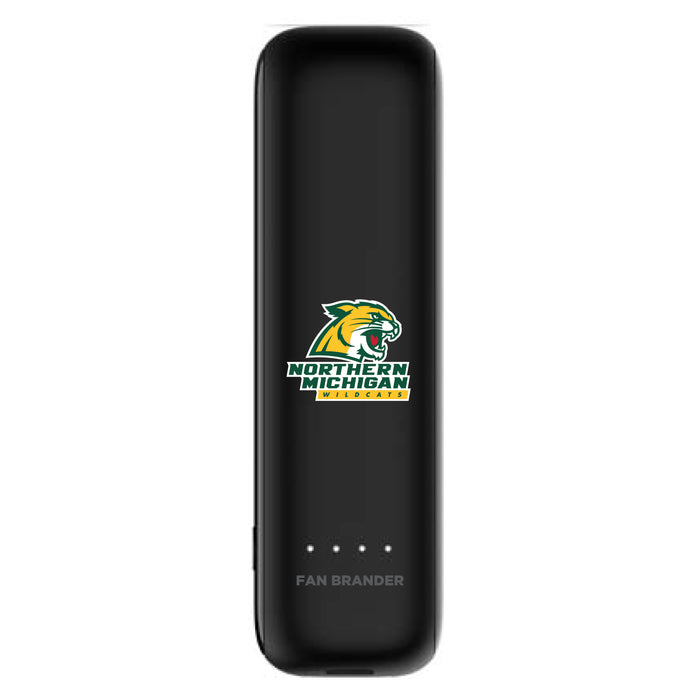 mophie Power Boost mini 2,600mAh portable battery with Northern Michigan University Wildcats Primary Logo