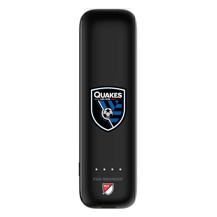 mophie Power Boost mini 2,600mAh portable battery with San Jose Earthquakes Primary Logo