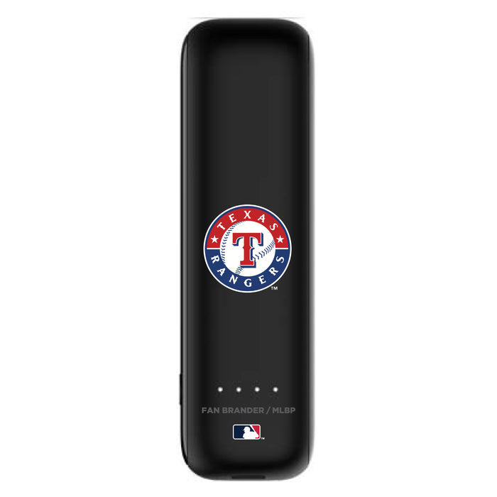 mophie Power Boost mini 2,600mAh portable battery with Texas Rangers Primary Logo