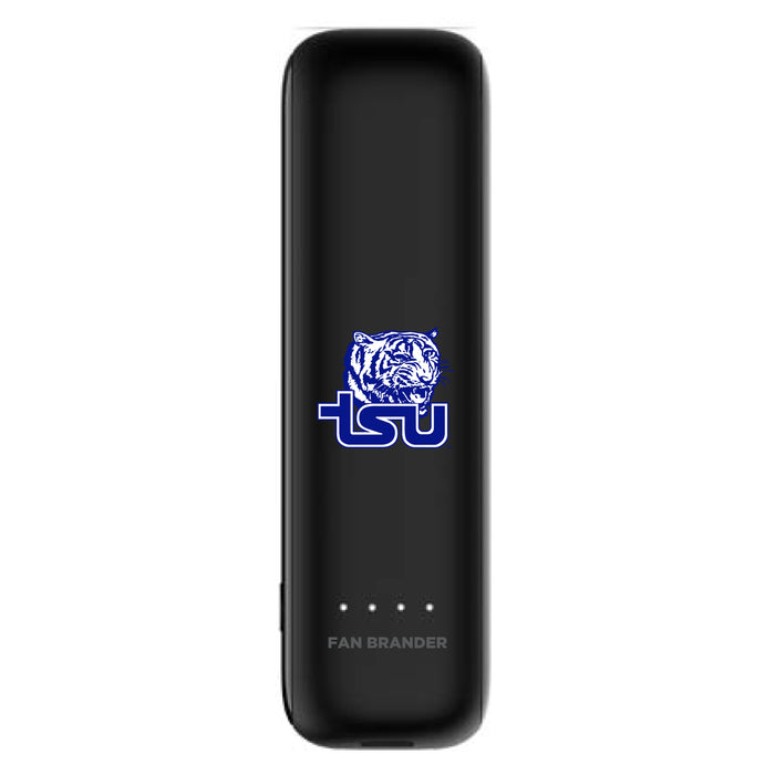 mophie Power Boost mini 2,600mAh portable battery with Tennessee State Tigers Primary Logo