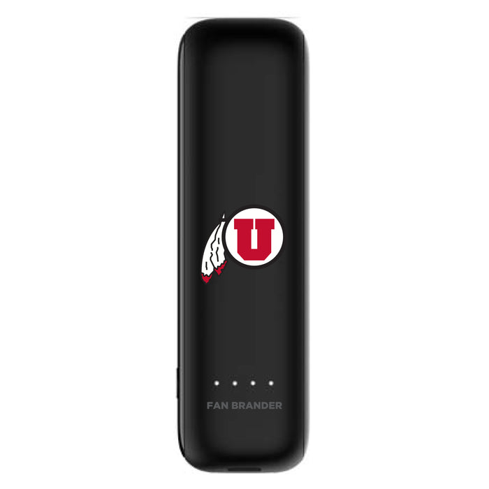 mophie Power Boost mini 2,600mAh portable battery with Utah Utes Primary Logo