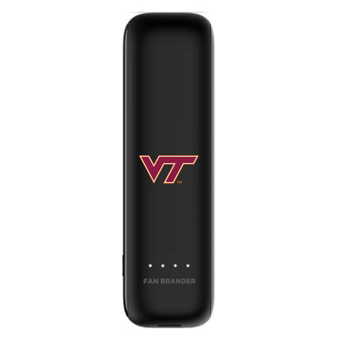 mophie Power Boost mini 2,600mAh portable battery with Virginia Tech Hokies Primary Logo