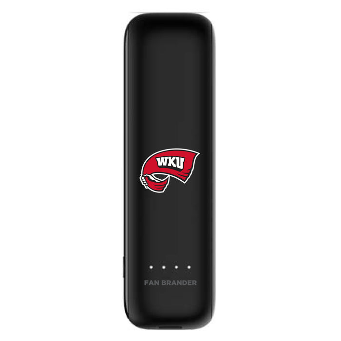mophie Power Boost mini 2,600mAh portable battery with Western Kentucky Hilltoppers Primary Logo