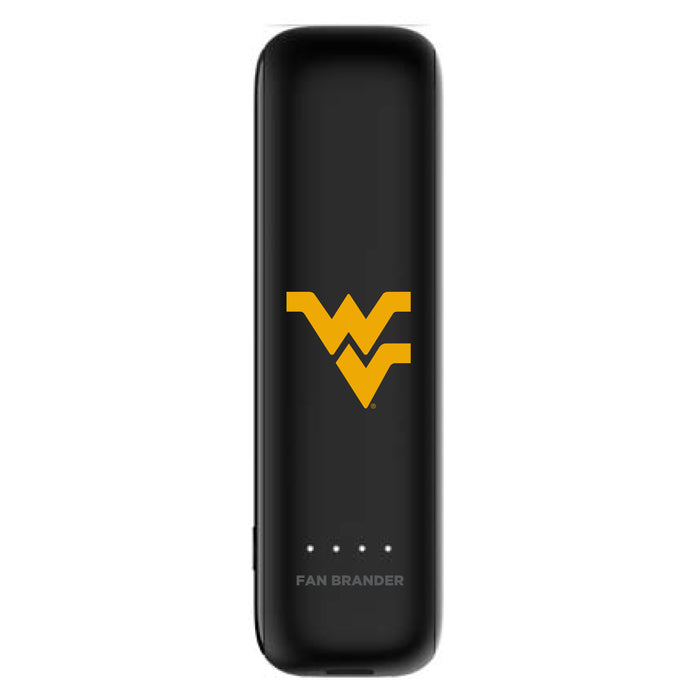 mophie Power Boost mini 2,600mAh portable battery with West Virginia Mountaineers Primary Logo