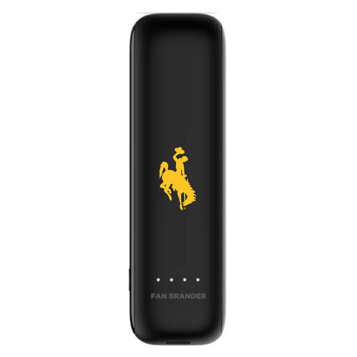 mophie Power Boost mini 2,600mAh portable battery with Wyoming Cowboys Primary Logo