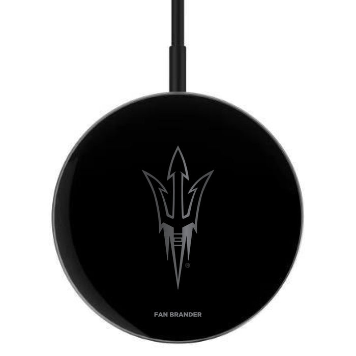MagSafe Compatible Wireless Charger with Arizona State Sun Devils laser etched Primary Logo
