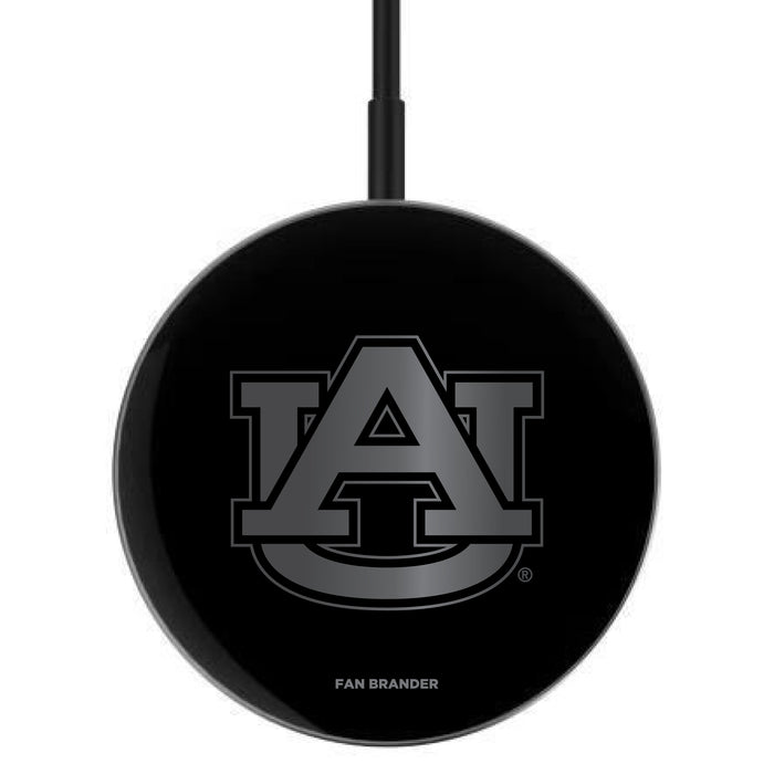 MagSafe Compatible Wireless Charger with Auburn Tigers laser etched Primary Logo