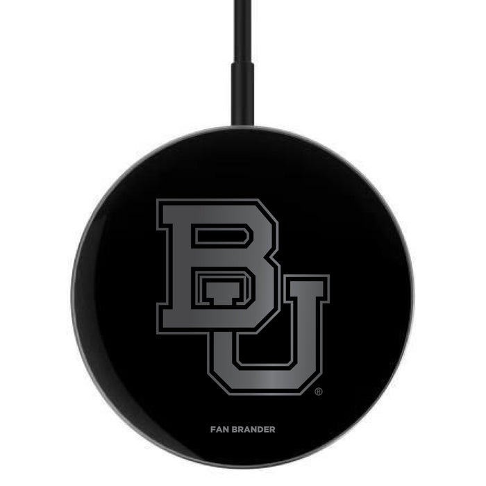 MagSafe Compatible Wireless Charger with Baylor Bears laser etched Primary Logo
