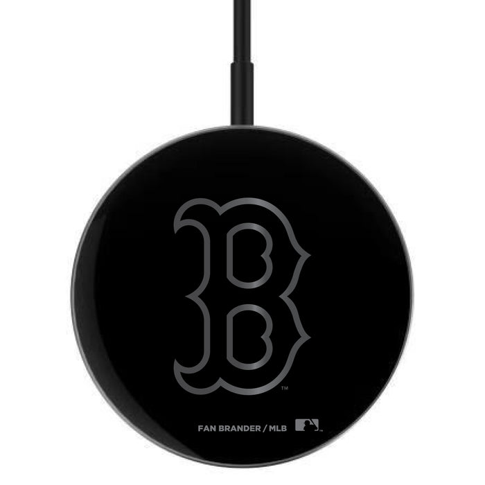 MagSafe Compatible Wireless Charger with Boston Red Sox laser etched Primary Logo
