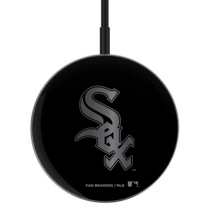 MagSafe Compatible Wireless Charger with Chicago White Sox laser etched Primary Logo