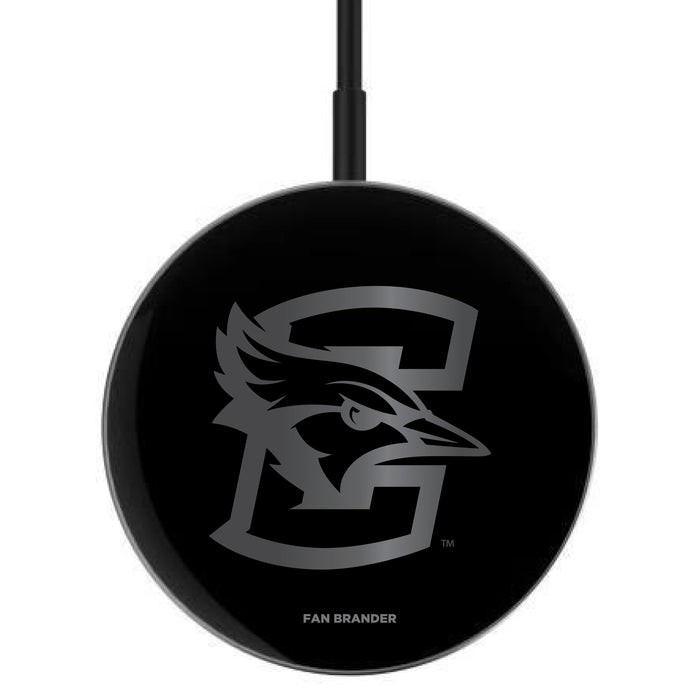 MagSafe Compatible Wireless Charger with Creighton University Bluejays laser etched Primary Logo