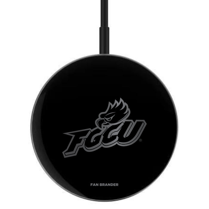 MagSafe Compatible Wireless Charger with Florida Gulf Coast Eagles laser etched Primary Logo