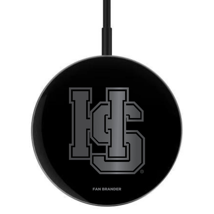 MagSafe Compatible Wireless Charger with Hampden Sydney laser etched Primary Logo